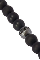 Spiritual Black Diamonds & Onyx Beads Bracelet